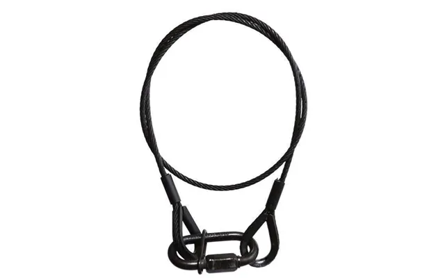 Adam Hall Safety Rope 3 Mm With Chain Link Length 0.6 M Black - S 37062 B