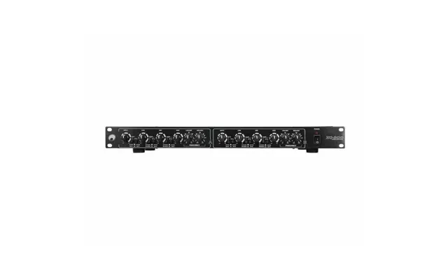 Aktivt 3-vejs Stereo Delefilter. Omnitronic Xo-300