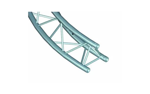 Alutruss 6082 Trekant Truss. Element Til Cirkel Ø 4 Meter. Spids Op Eller Ned