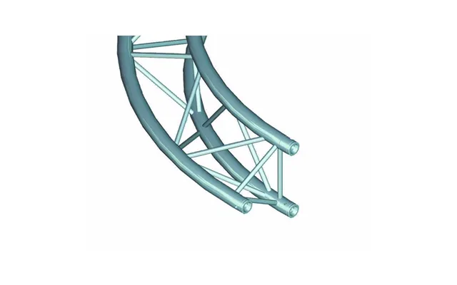 Alutruss 6082 Trekant Truss. Element Til Cirkel Ø 7 Meter. Spids Mod Yderkant