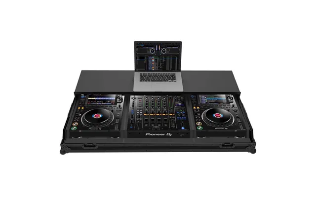 Flightcase Til 2 X Cdj-3000 Og 1 X Djm-a9 Mixer. Med Udtrækshylde