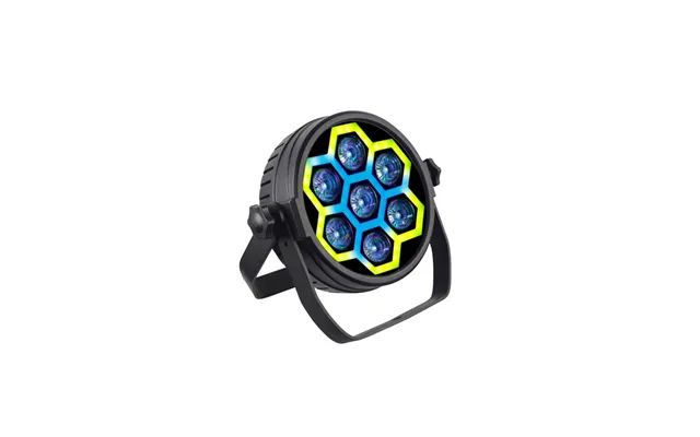 Fos Par Aurora - 7x12 Watt Rgbw Leds & 60 X 0.2 Watt Rgb Leds For Neon Pixel