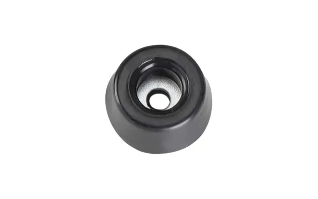 Gummifødder 20 X 9 Mm. Sort. 100 Stk.