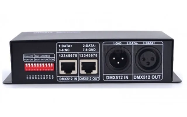 Led Rgbw Driver Dmx 4x8a 3 Pol Xlr & Rj45
