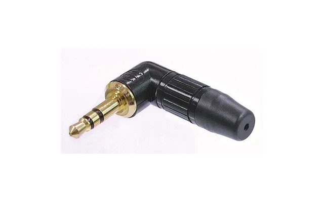 Neutrik Minijackstik Stereo, Vinkel, Sort - Ntp3rc-b