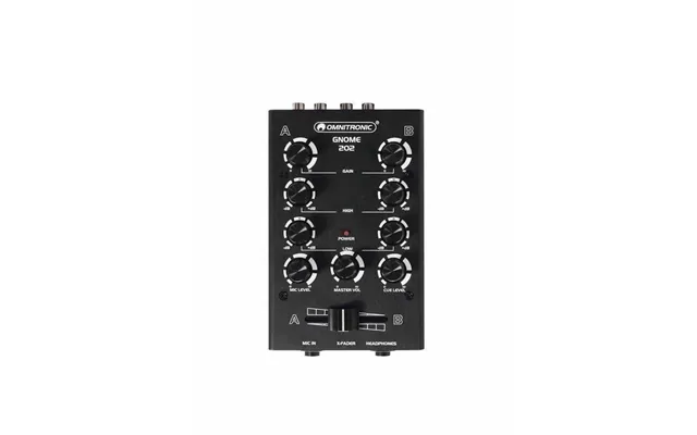 Omnitronic Gnome-202. Mini Mixer. 2 Kanaler - Sort