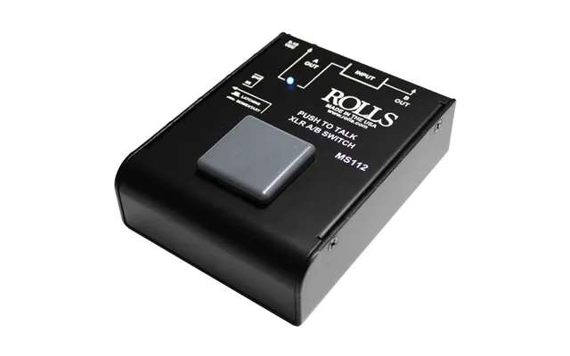 Rolls Ms112 - Push To Talk Xlr A-b Switch
