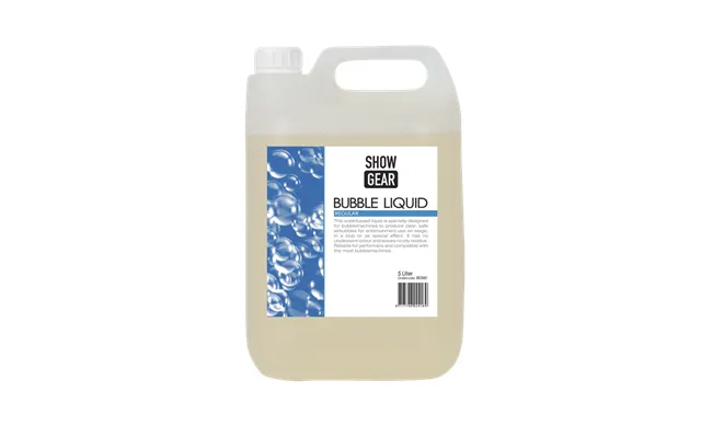 Sæbeboblevæske. 5 Liter. Klar Til Brug