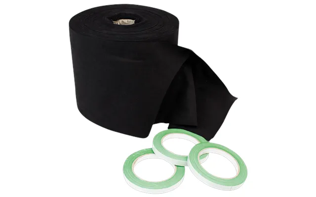 Showgear Deko Molton 160 G M Bolt 0,2m, 30m Black - 0.2 X 30 M W X L