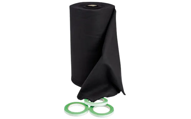 Showgear Deko Molton 160 G M Bolt 0,4m, 30m Black - 0.4 X 30 M W X L