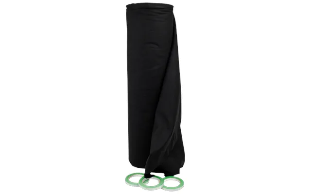Showgear Deko Molton 160 G M Bolt 0,8m, 30m Black - 0.8 X 30 M W X L