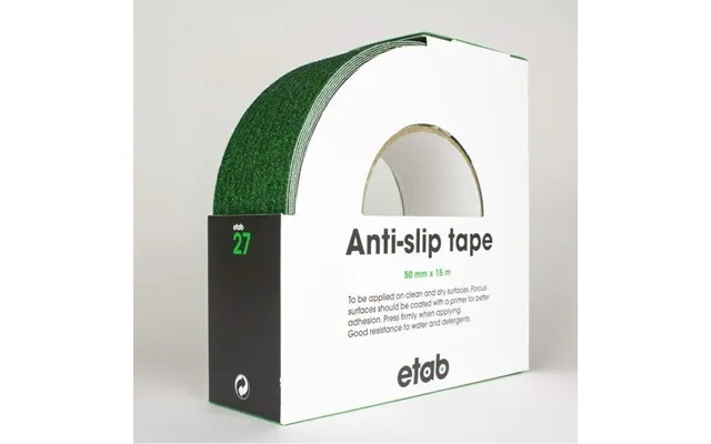 Skridsikkert Tape - Grøn. 50 Mm X 15 M. 1 Tilbage