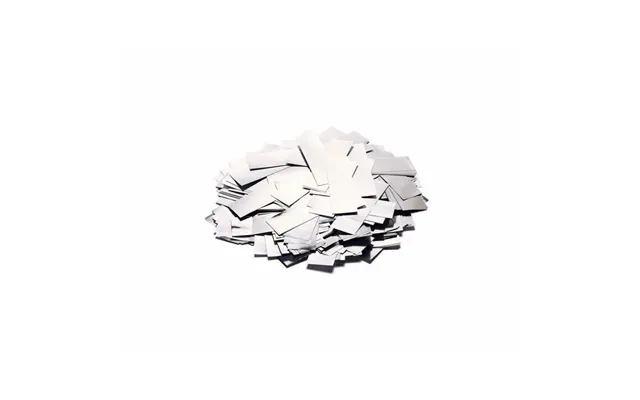 Tcm Fx Metallic Confetti Rectangular 55x18mm - Silver
