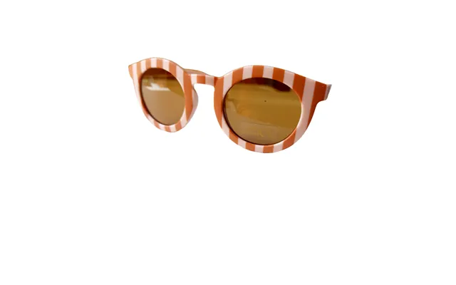 Børne Solbriller Classic Stribet I Creme Caramel Happy By Lies