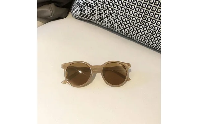 Retro Dejlige Runde Ramme Børns Cartoon Solbriller Jelly Brown Kiddiekickz