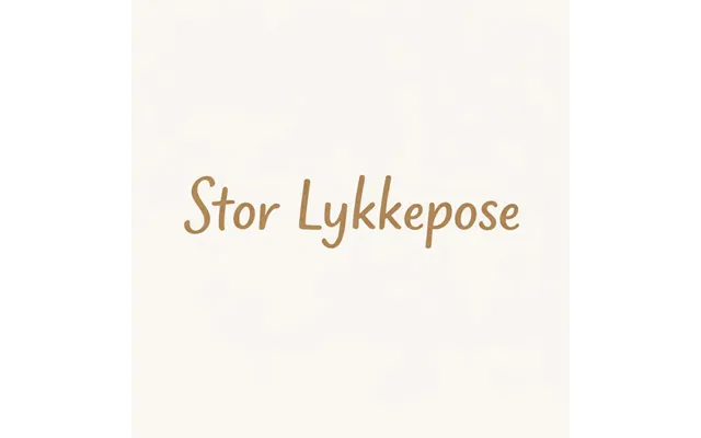 Stor Lykkepose Værdi 1500kr