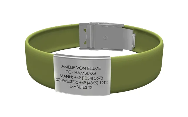 Djuva Beat Id Armbånd Med Gråt Skilt - Amazon Betalt Via Amazon