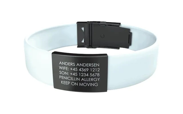 Djuva Beat Id Armbånd Med Sort Skilt product image