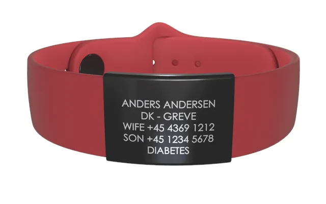 Djuva Brave Komplet Armbånd - Sort Skilt