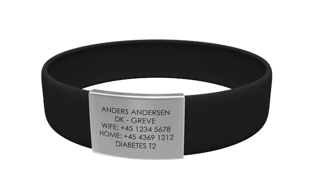 Djuva Stream Id Armbånd Med Gråt Skilt