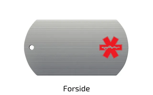 Dog Tag Med Medicinsk Logo Caduceus product image