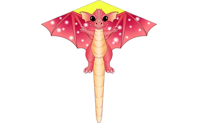 Wikz Fantasy Drage - Lyserød