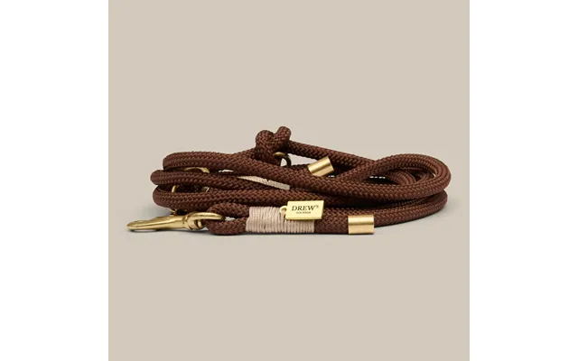 Espresso Brown Justerbar Rebsnor Hvalp - 2 Meter
