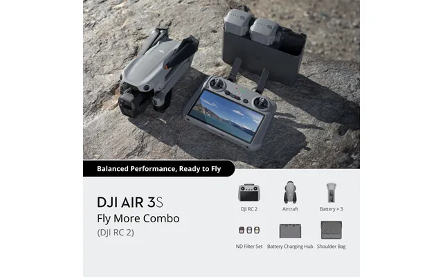 Dji Air 3s Fly More Combo Dji Rc 2 2 Stk. Valgfri Bøger Om Droner