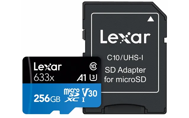 Micro Sd Kort 256gb Class 10 - Lexar 633x
