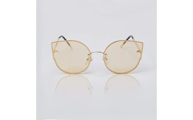 Guld Cat Eye Solbriller - Golddropps