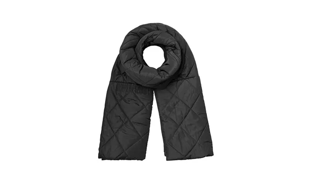 Wrapmewarm - Dropps Exclsv Sort Oversize Quiltet Halstørklæde Med Lommer