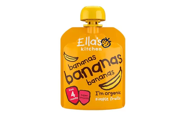 Babymos Med Banan 4 Mdr Øko. - 70 Gram