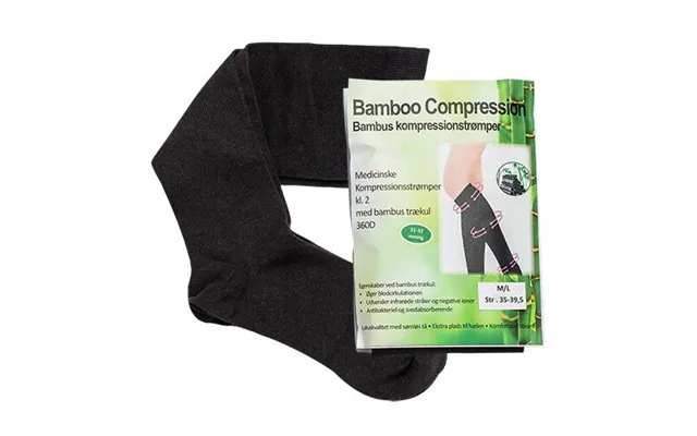 Bambus Kompressionsstrømper M L - 1 Pk.