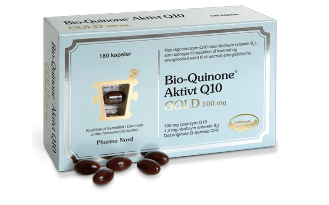Bio-quinone Q10 Gold 100 Mg 180 Kapsler 60 Kapsler