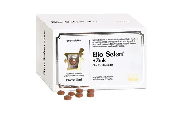 Bio-selen Zink - 360 Tabletter
