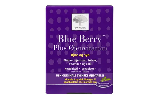 Blue Berry - 60 Tabletter