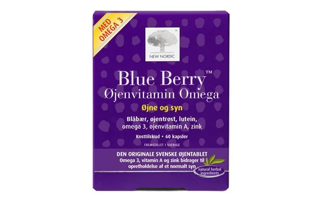 Blue Berry Omega 3 - 60 Kapsler