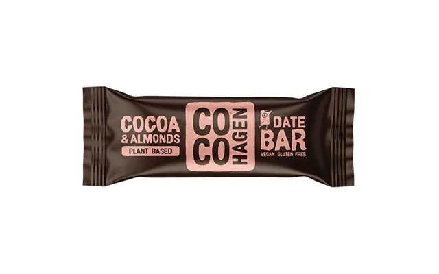Cocohagen Bar Med Kakao Og Mandler Økologisk - 40 Gram