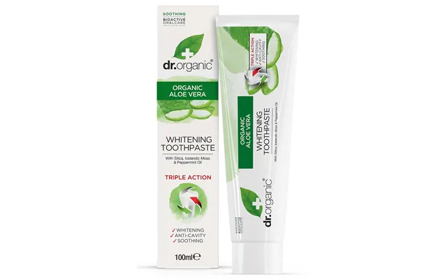 Dr. Organic Tandpasta Aloe Vera - 100 Ml.