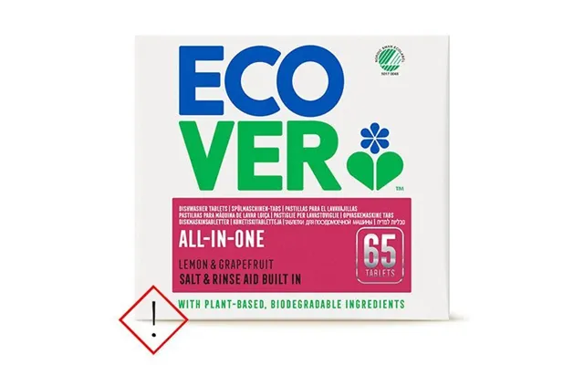 Ecover Opvasketabs All In One - 65 Tabletter