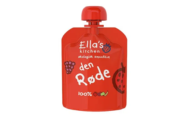 Ellas Kitchen Jordbær Hindbær Æbler Banan Øko 90 Gram