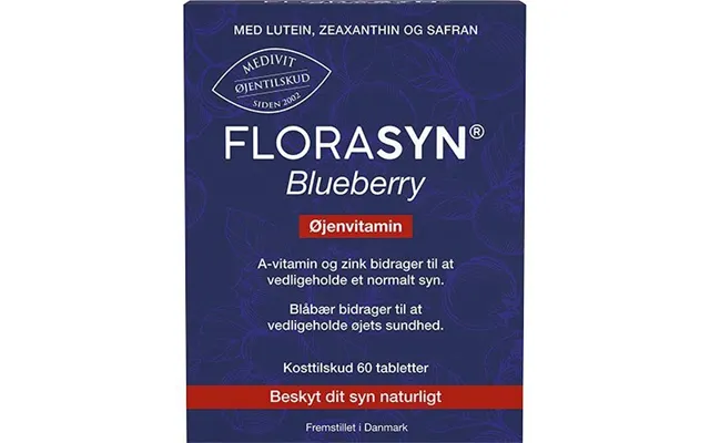 Florasyn Blueberry - 60 Tabletter
