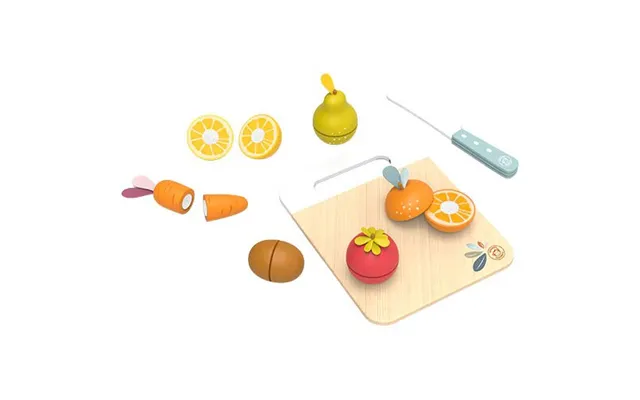 Fruits & Vegetables Cutting Playset, 3-6 År - 1 Stk