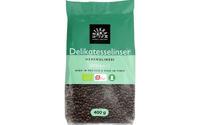 Grønne Linser Franske Øko. - 400 Gram