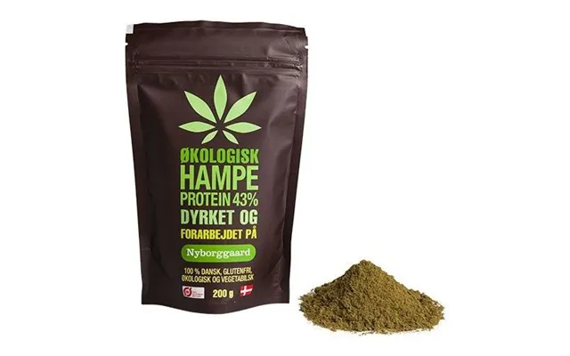 Hampeprotein 43% Nyborggaard Økologisk - 200 Gr.