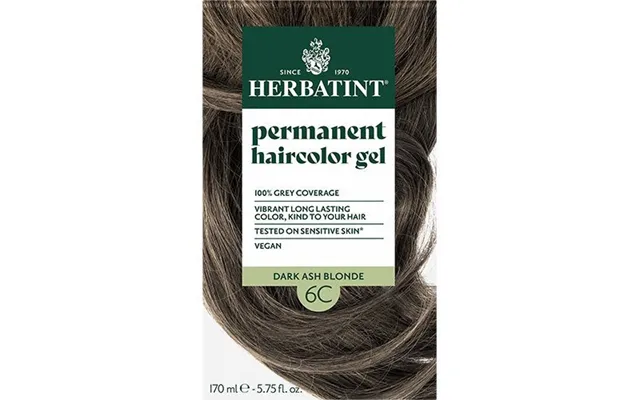 Herbatint 6c Hårfarve Dark Ash Blonde - 170 Ml.