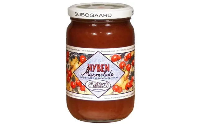 Hybenmarmelade Sødet M.æble Ø - 400 Gram