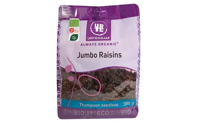 Jumbo Raisins Øko. - 300 Gram