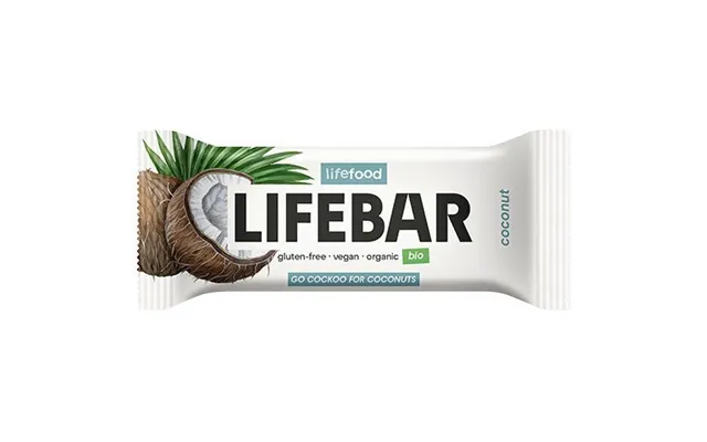 Lifebar Coconut Økologisk - 40 Gram