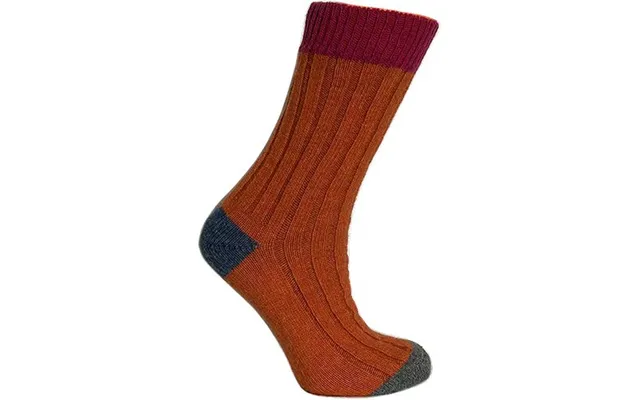 Merinostrømper Cerise Orange Str. 43 46